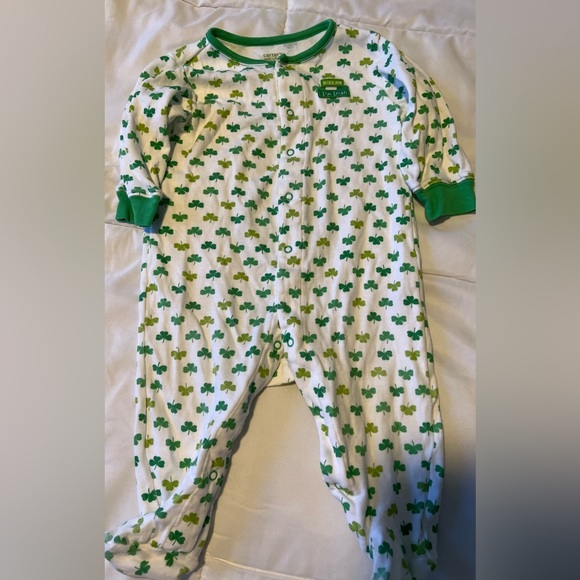 Carter's Other - Carters St. Patricks Irish clover cotton onesie